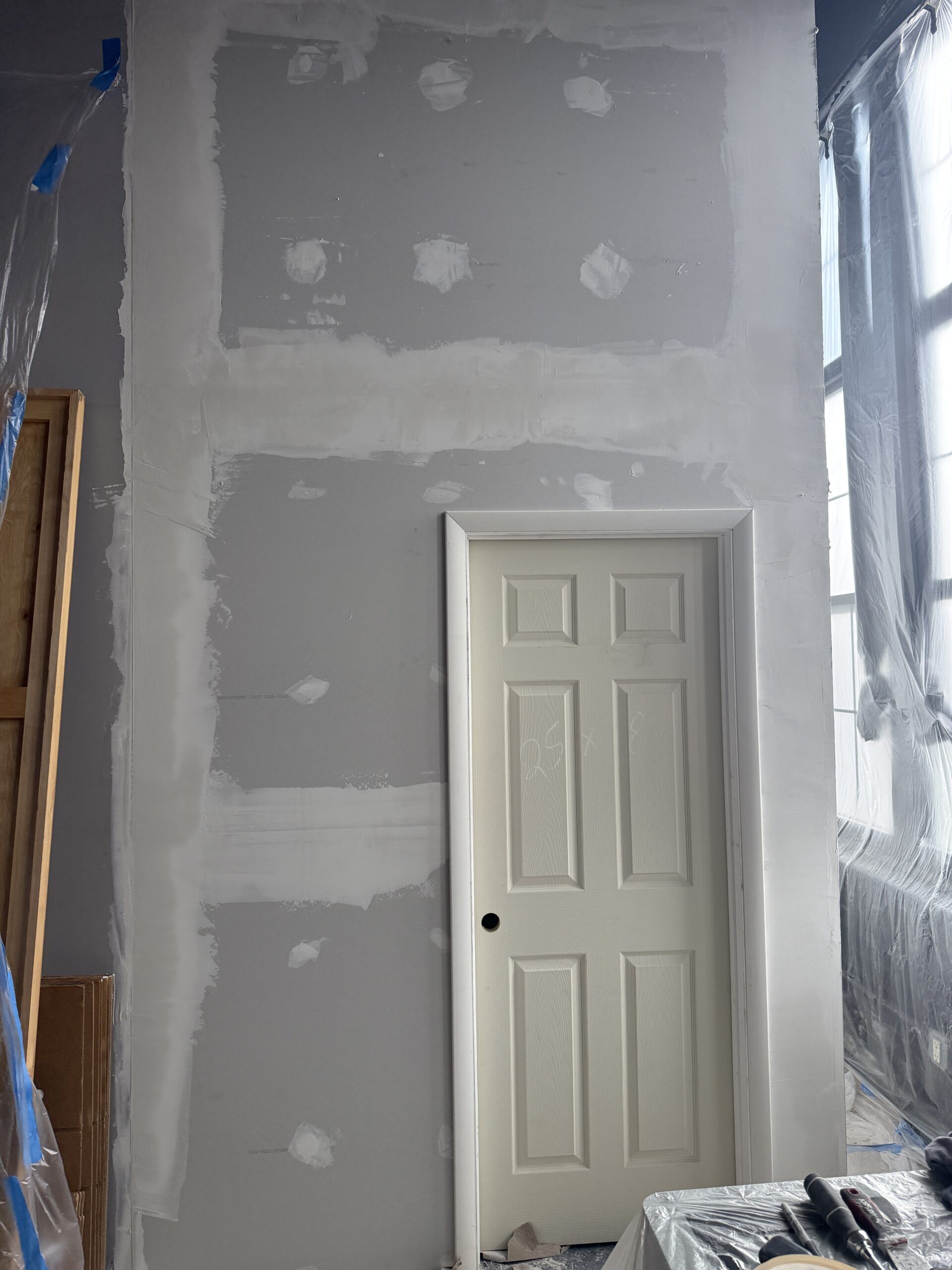 Partition Walls + Door Installation