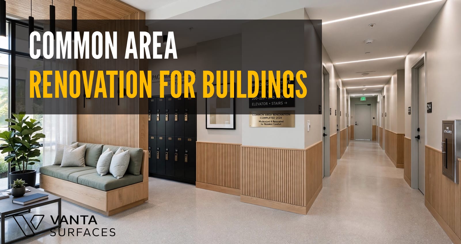 COMMON AREA RENOVATION FOR BUILDINGS