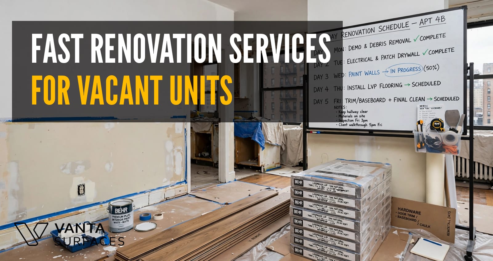 Fast Renovation Services for Vacant Units