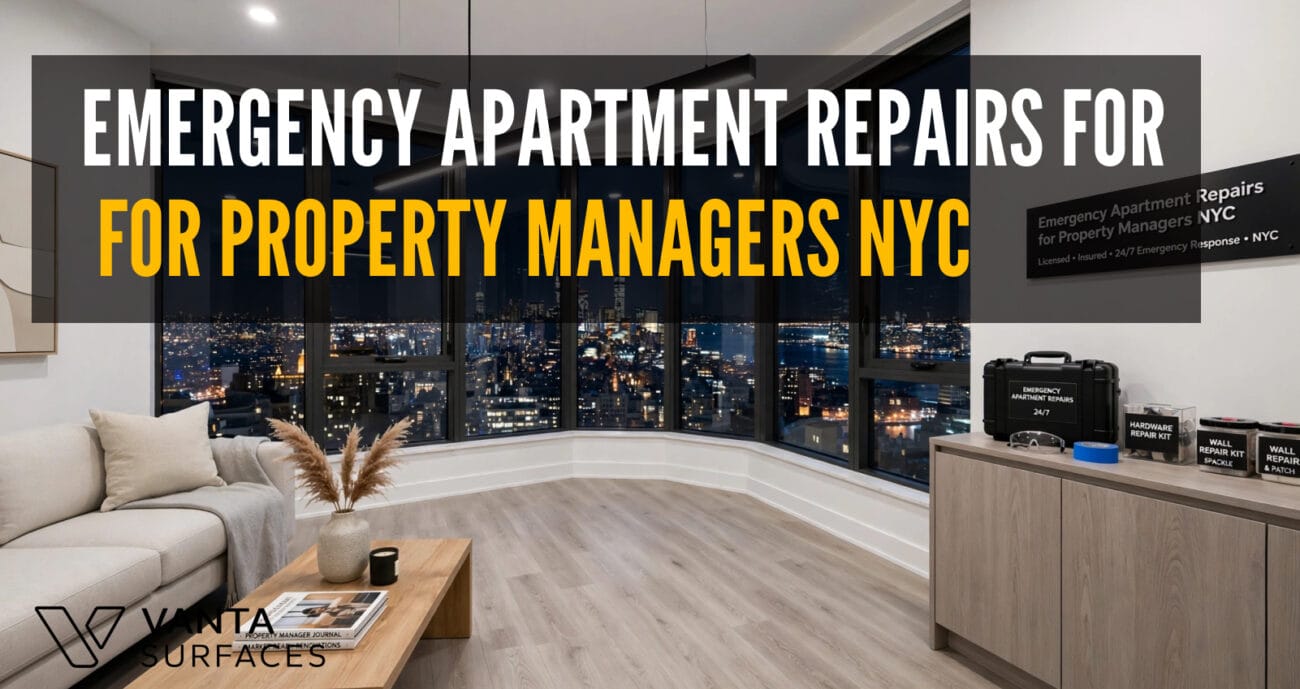 Emergency Apartment Repairs for Property Managers NYC