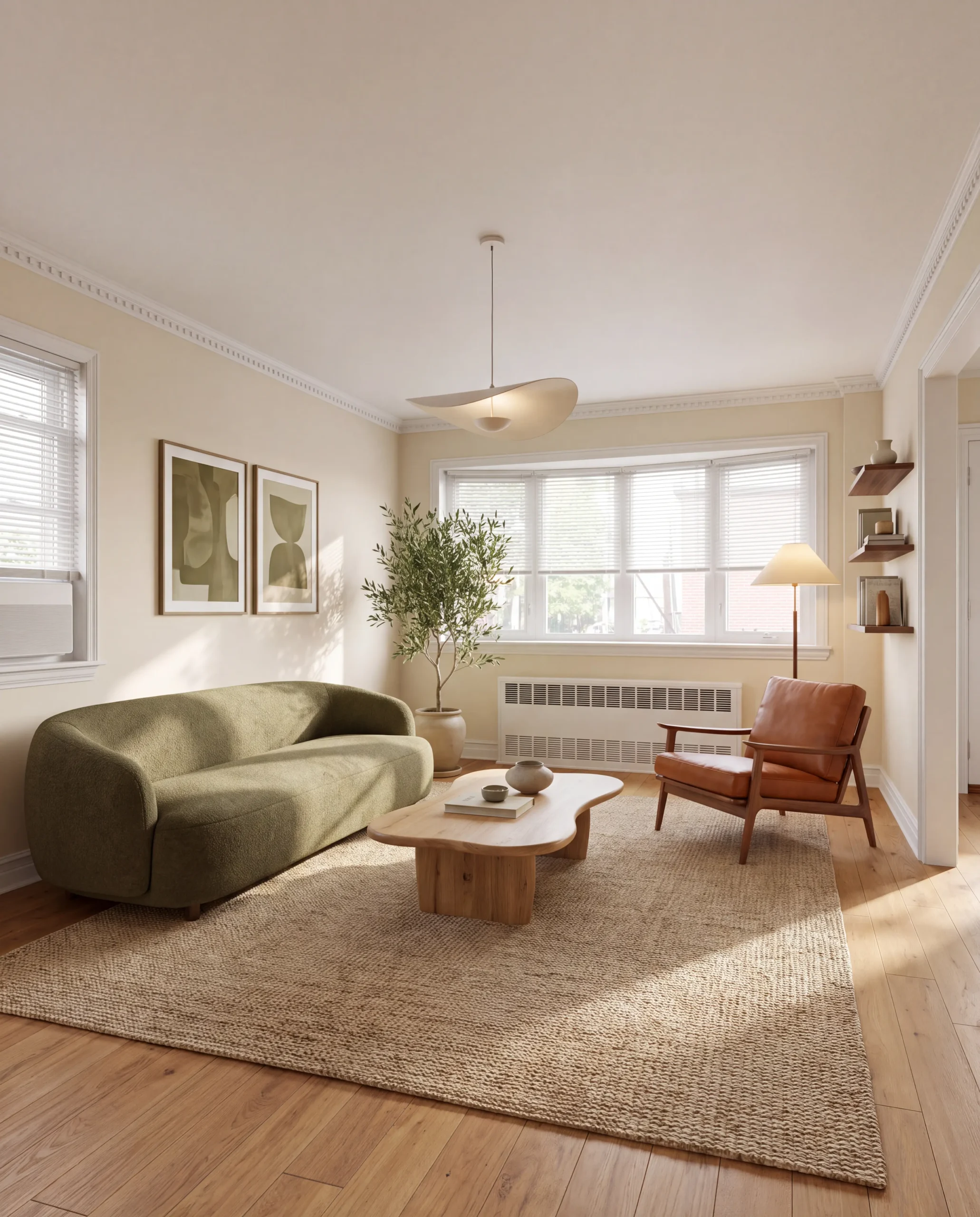 Finished high-end NYC apartment renovation with premium surface finishes
