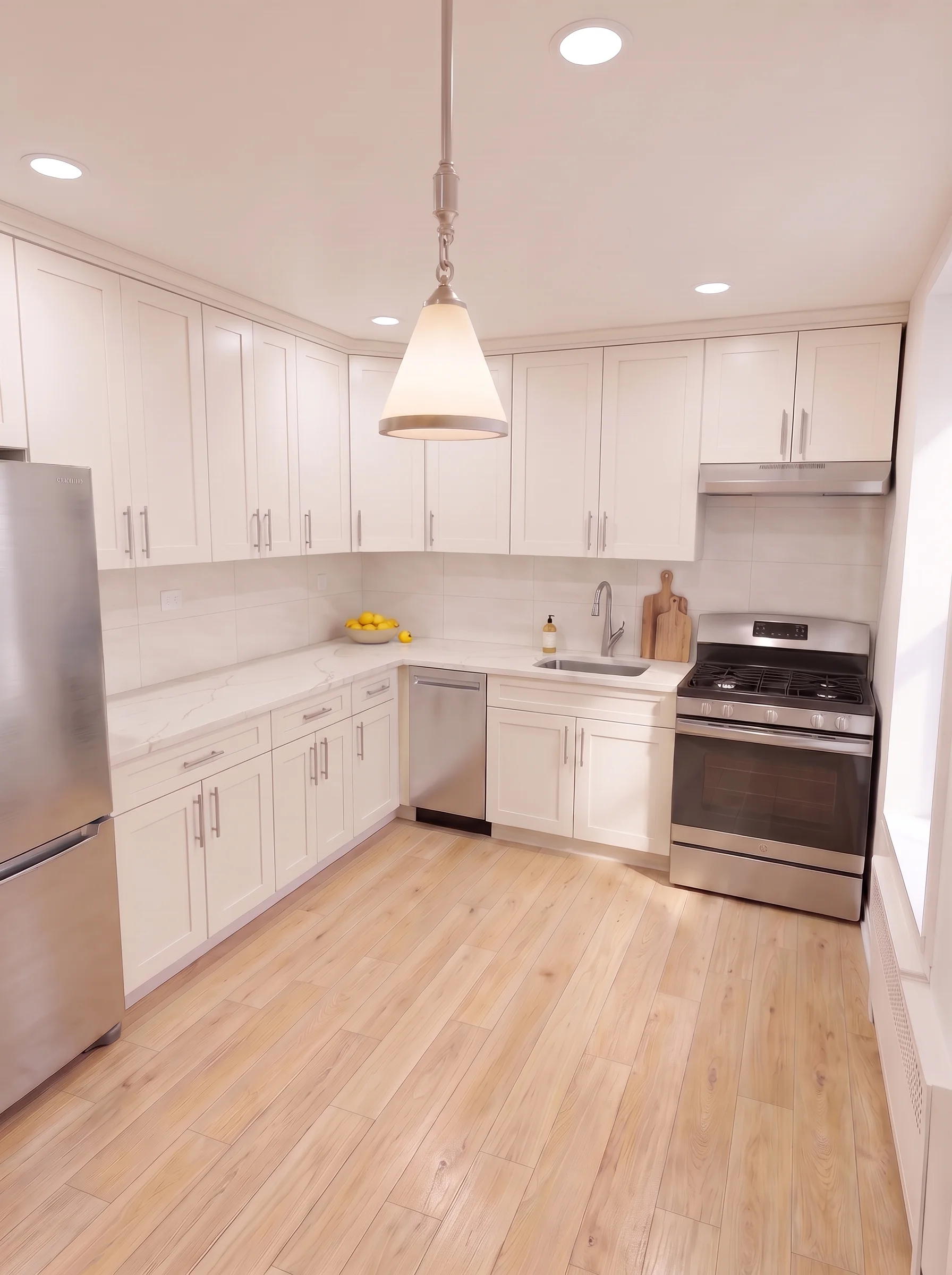 Kitchen 3D rendering NYC